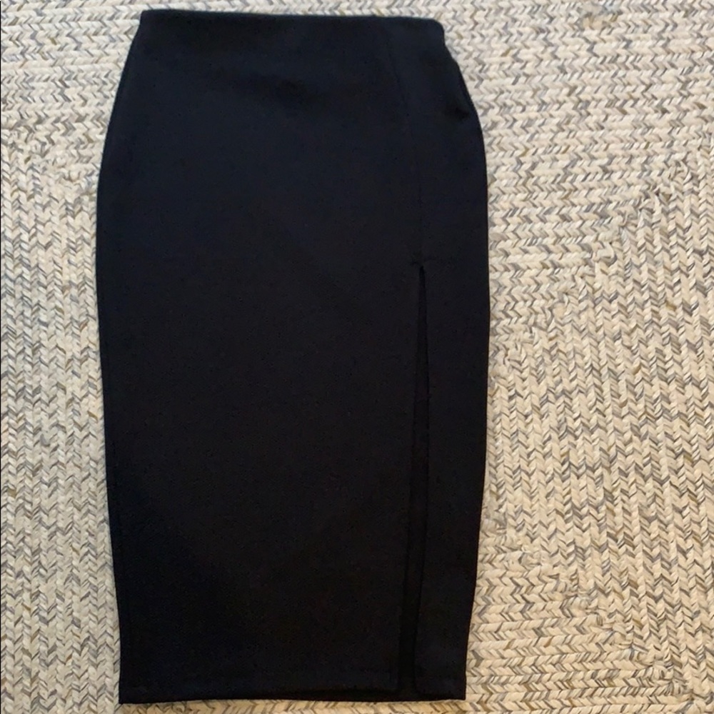 Top shop black skirt